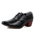 British Fashion Shoe Men Have Raised Pointy Tips - O Retalho