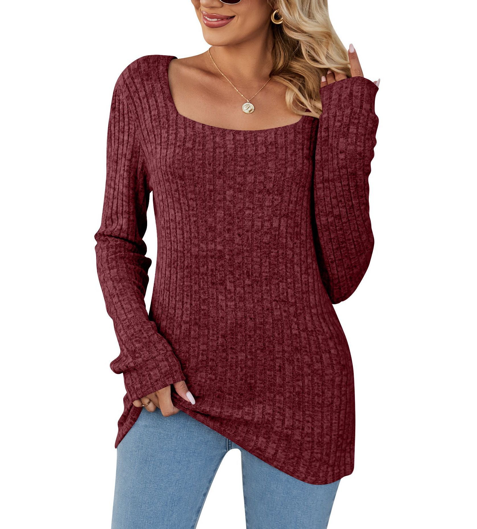 Blusa manga longa casual - O Retalho