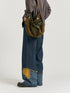 Calça Jeans Vintage Niche Patchwork - Estilo Retro para Homens - O Retalho