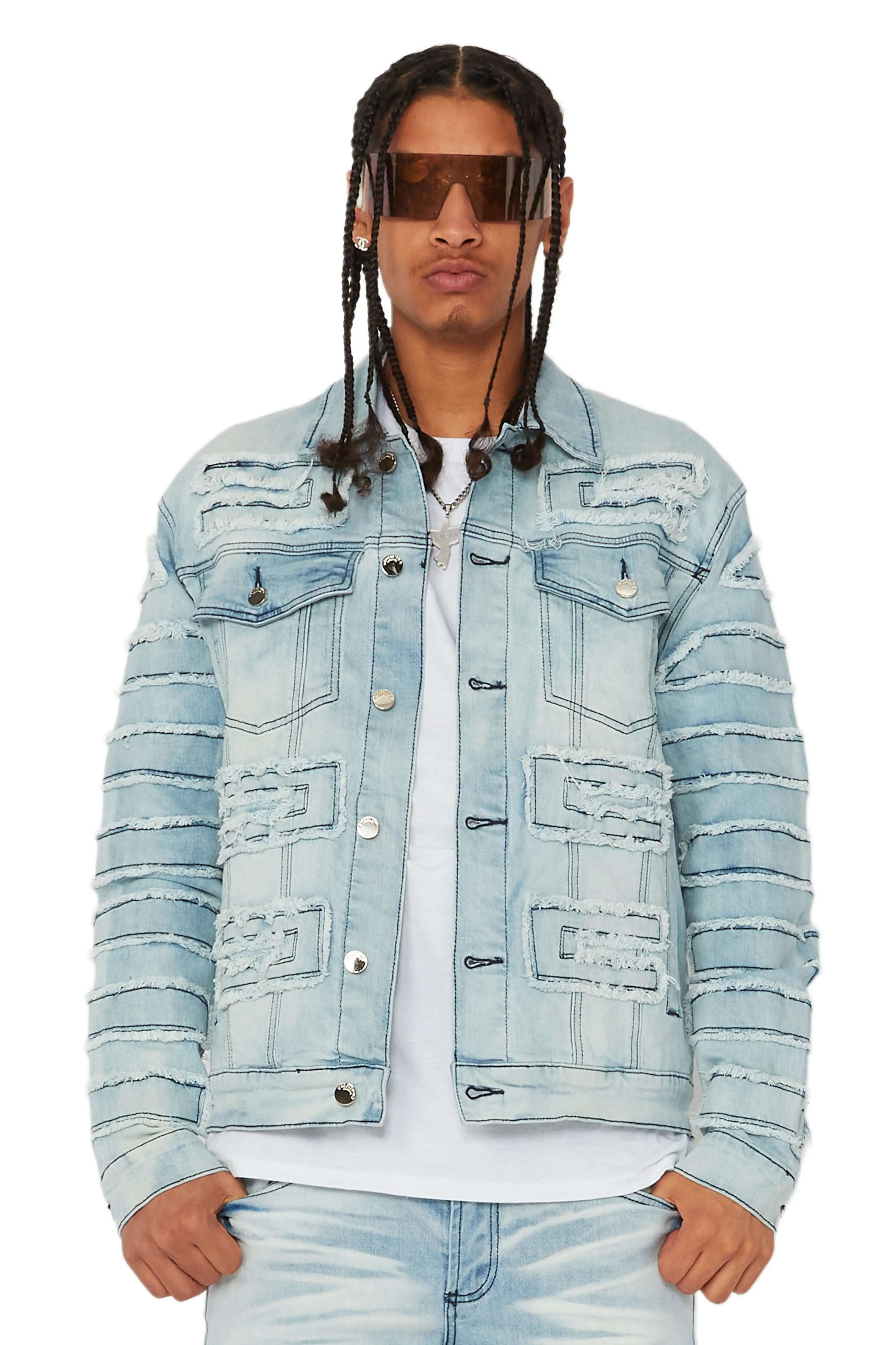 Jaqueta Denim Azul Shake - O Retalho