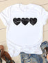 Camiseta Branca Padrão Simples Gola Redonda - O Retalho