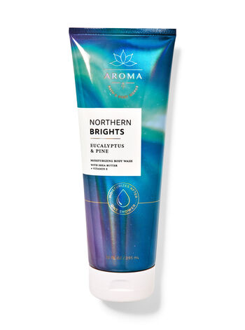 Aroma Brights do Norte: Pinheiro Eucalipto Gel de Banho Hidratante - O Retalho
