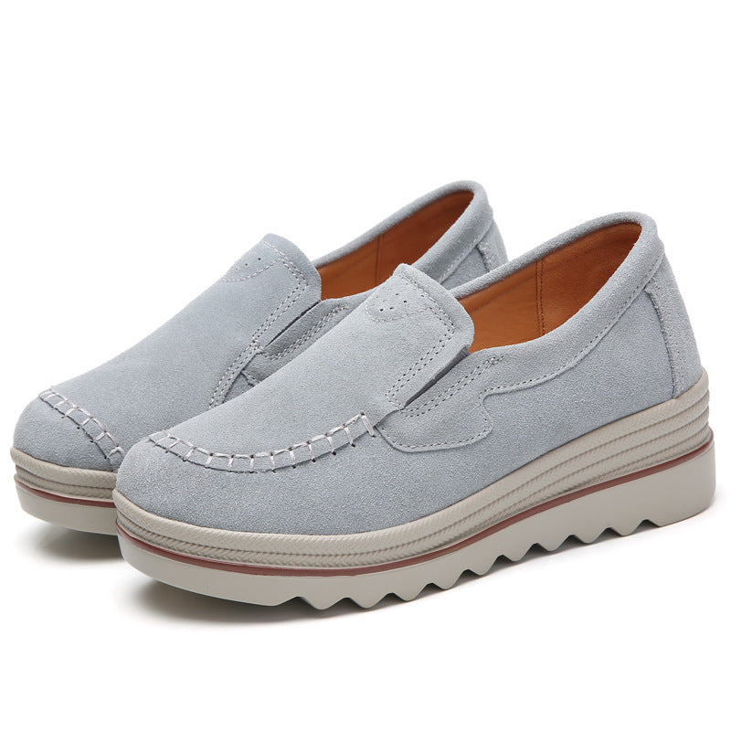 Sapatos casuais para mulheres em couro - O Retalho