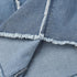 Ripped Wool Tops Denim Tube Top Wrapped Chest Sheath Dress - O Retalho