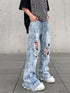 Jeans Azul rasgados - O Retalho