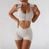Conjunto de Ginástica com Zíper - Estilo e Conforto com Toque Moderno para Mulheres - O Retalho