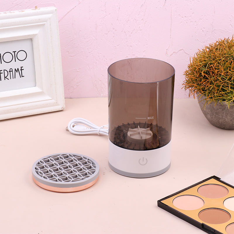 Máquina de limpeza de pincéis para sombras, eléctrica portátil com carregamento USB