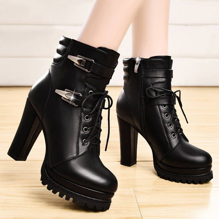 British Style High Heel Women Shoes - O Retalho