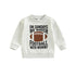 Kids Rugby Letters Print Pullover Long Sleeve Sweatshirt - O Retalho