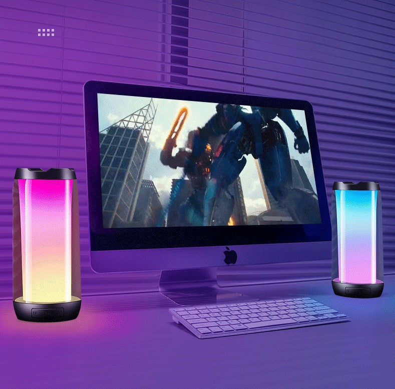 Luz ambiente atmosférica para casa com acesso a alto-falante bluetooth inteligente - O Retalho