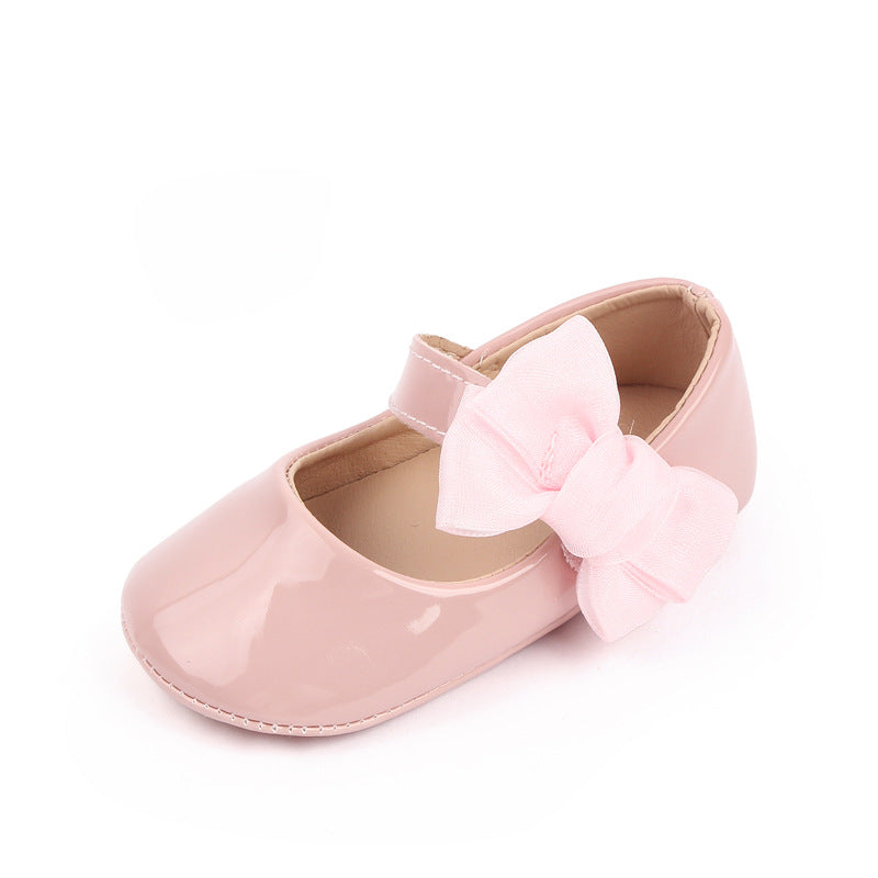 Sapatos infantis fofos de couro para meninas - O Retalho