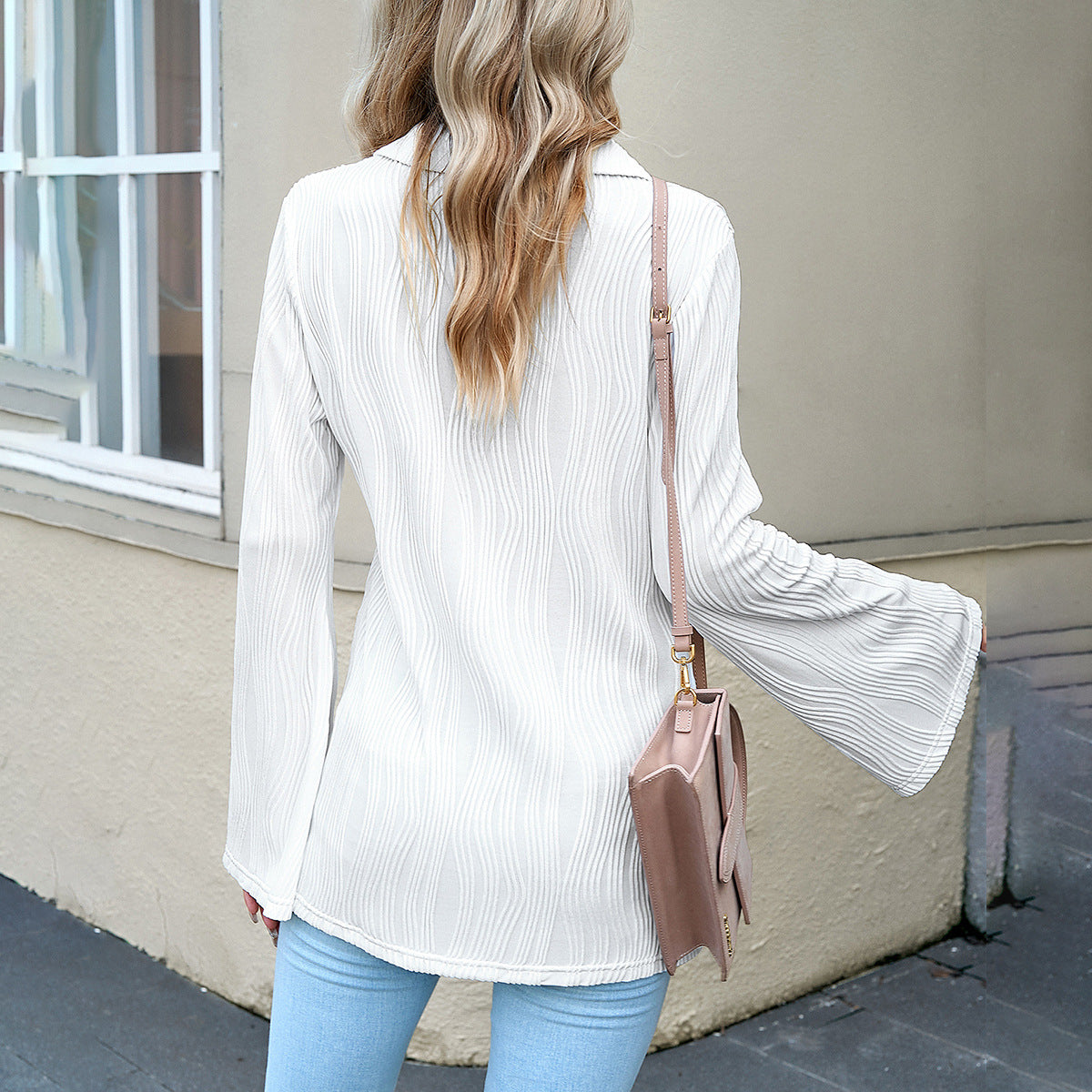 Camisa casual com listras irregulares - O Retalho