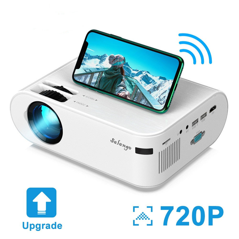 Projetor inteligente portátil 720p compatível para uso doméstico - O Retalho