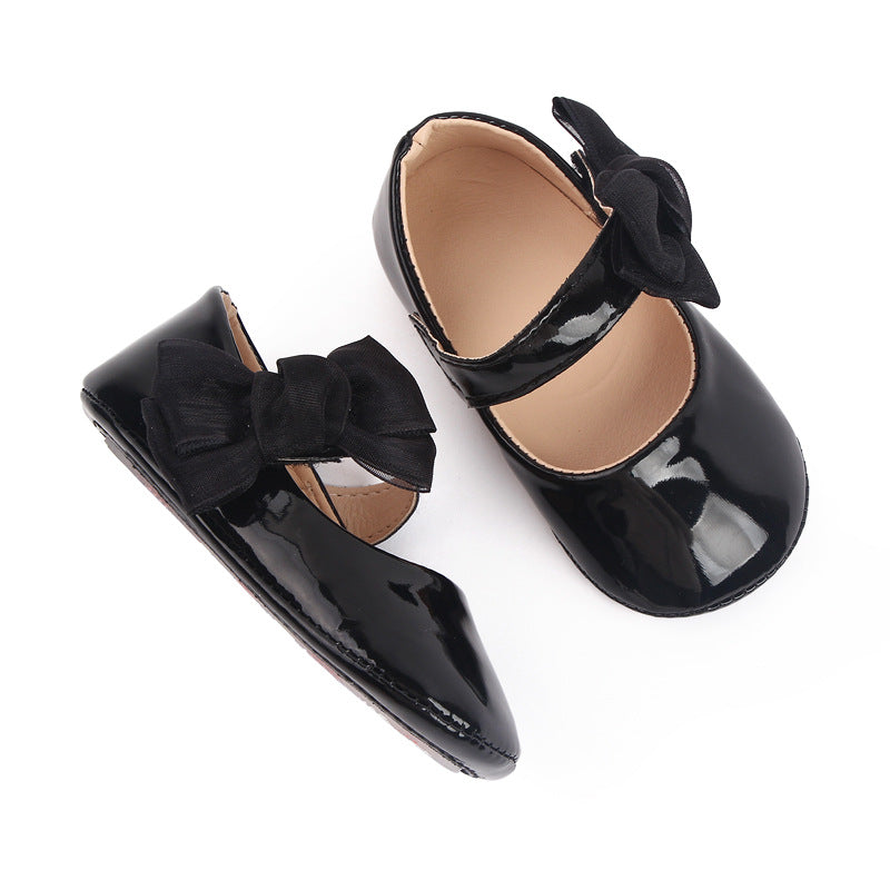 Sapatos infantis fofos de couro para meninas - O Retalho
