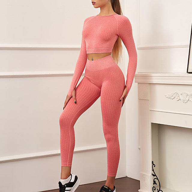 Fato de treinos femininos de inverno para academia e fitness - O Retalho