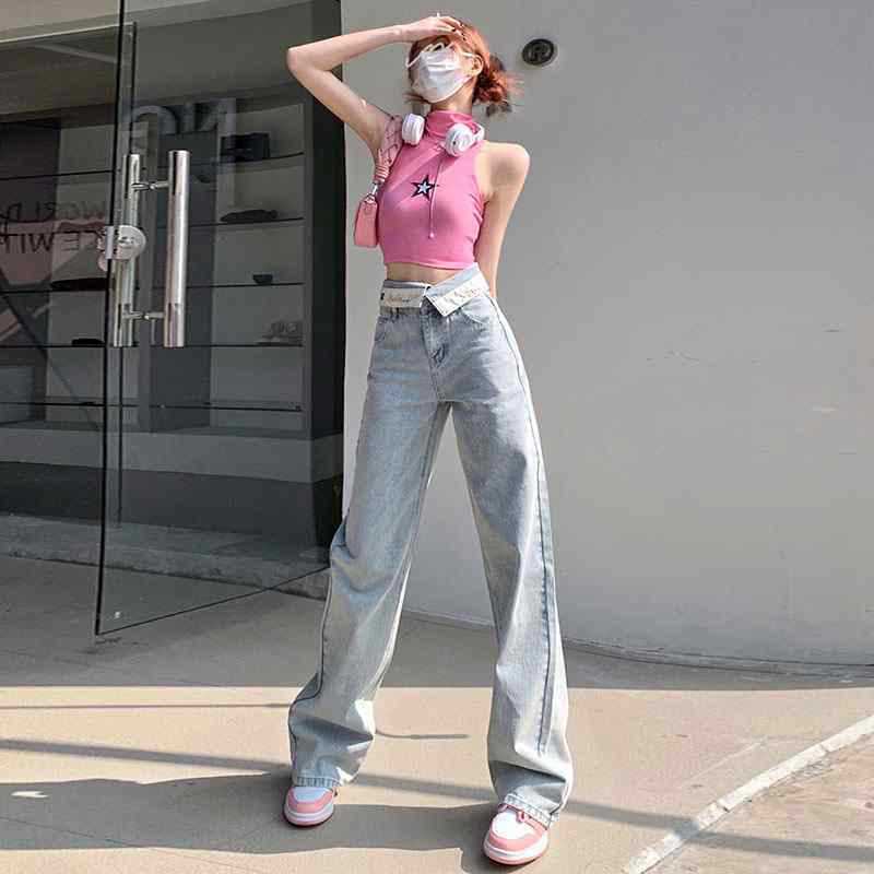 Jeans largo para mulheres - O Retalho