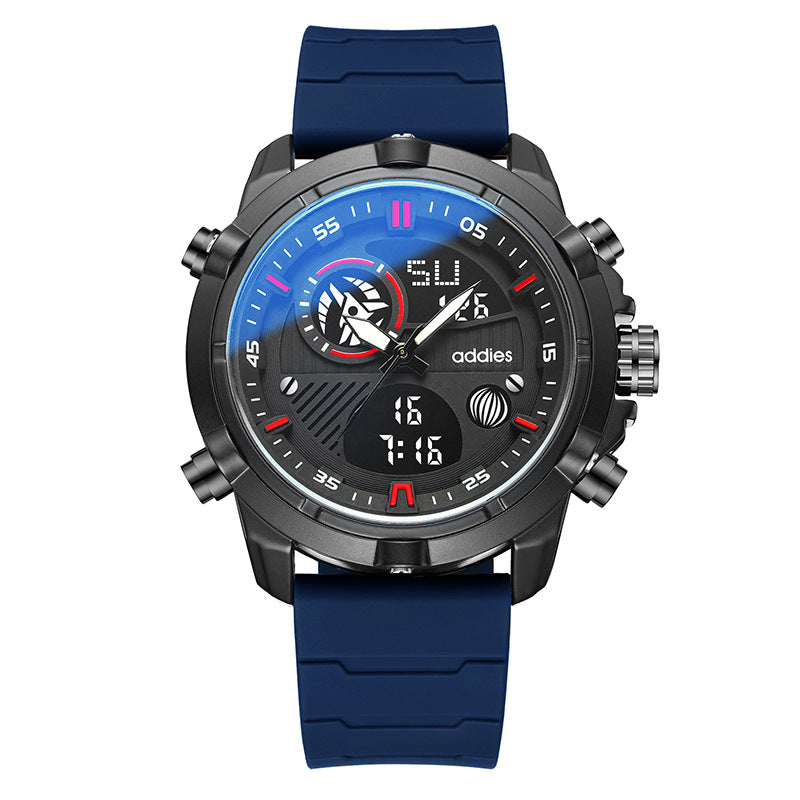 Relógio de metal luminoso esportivo aquático masculino - O Retalho