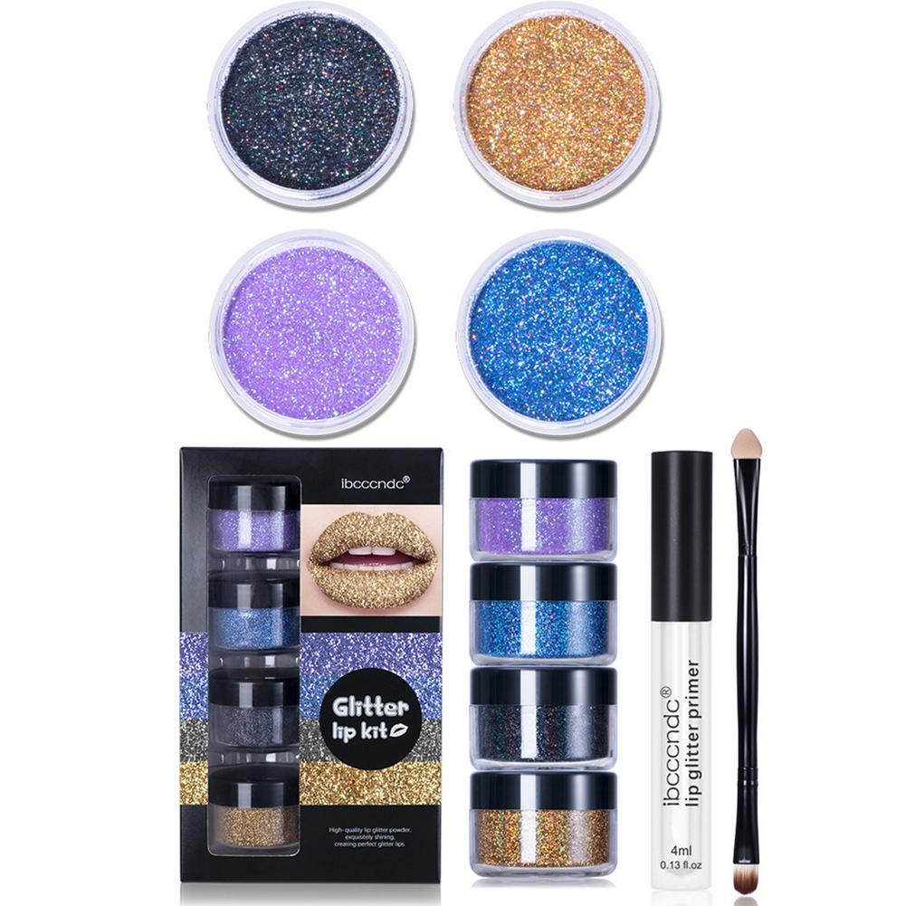 Batom Brilhante de Gloss Labial com Glitter DIY, à prova d'água - O Retalho