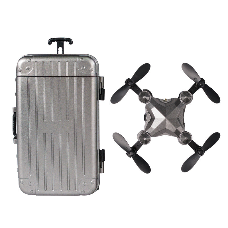 Nova caixa de armazenamento de bagagem dobrável mini uav fotografia aérea controle remoto quatro eixos crianças brinquedos drone - O Retalho