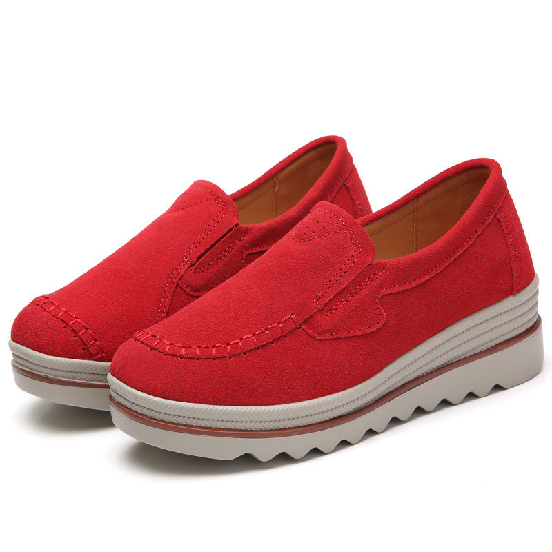 Sapatos casuais para mulheres em couro - O Retalho