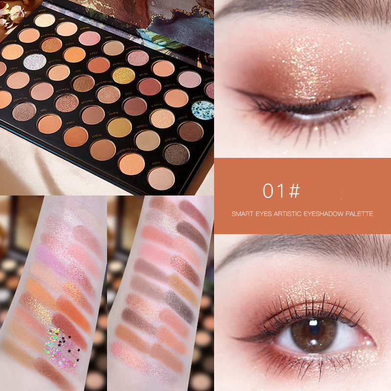 Paleta de Sombras Multicoloridas para Olhos Pérola Terra - O Retalho