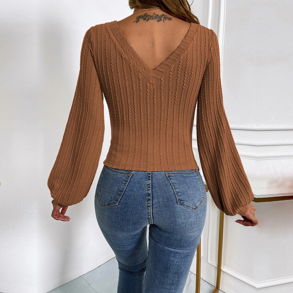 Crop Top de Manga Puff - O Retalho