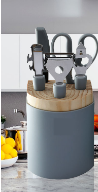 Conjunto de Utensílios de Cozinha em Aço Inoxidável - Praticidade e Estilo para Sua Casa - O Retalho