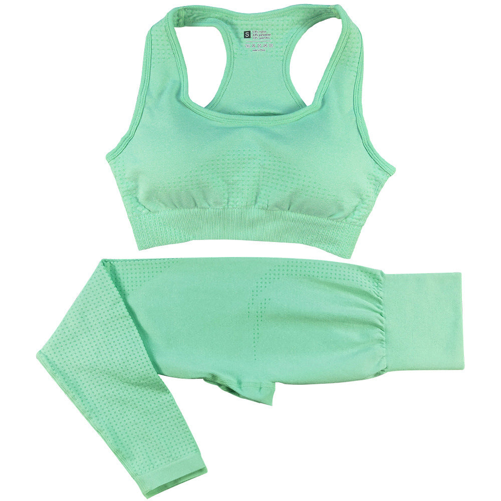 Conjunto Leggings de Cintura Alta e Top Crop Fitness Esportivo - O Retalho