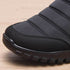 Botas de inverno para homens impermeáveis sapatos quentes com design de zíper - O Retalho