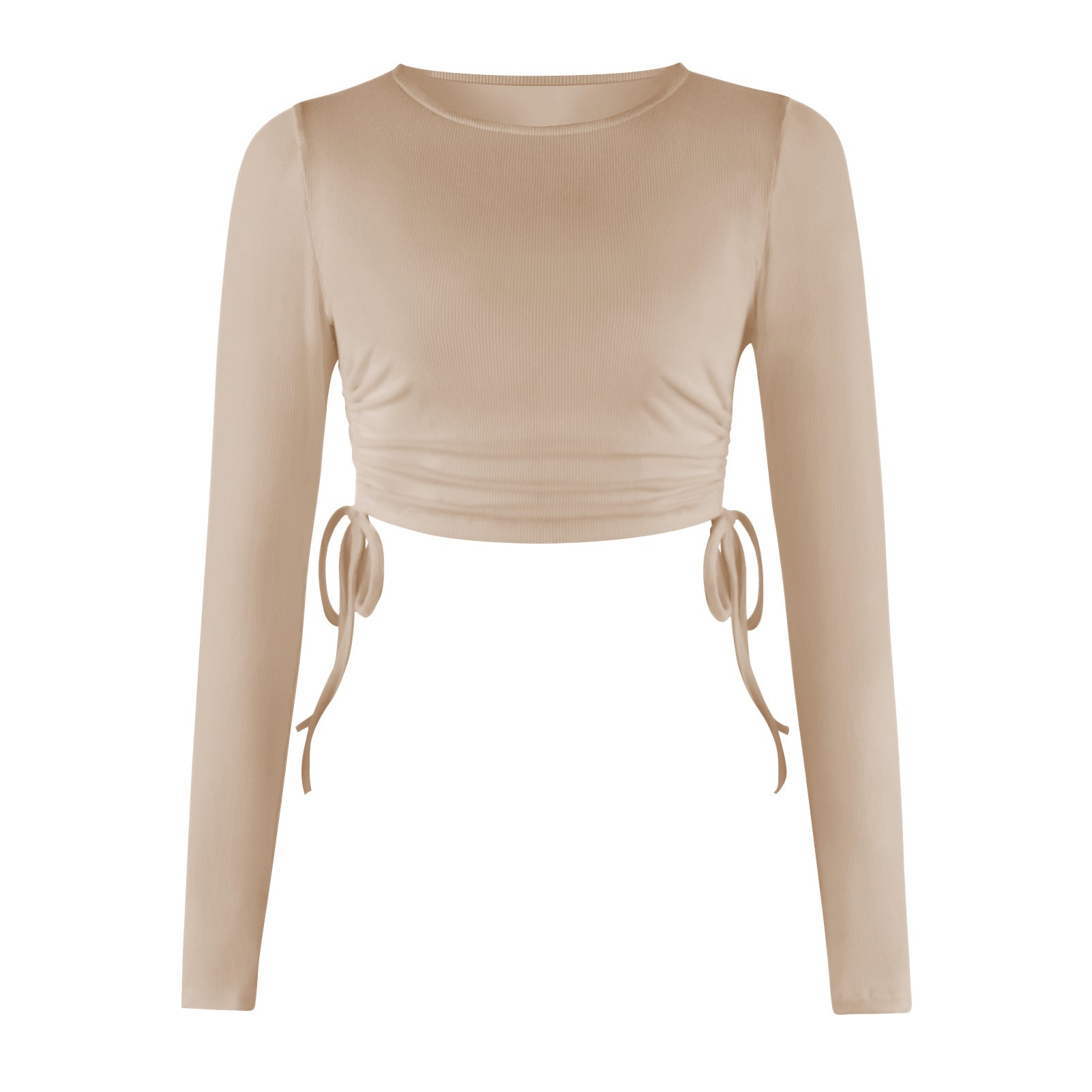 Crop Top Gola Redonda Manga Longa - O Retalho