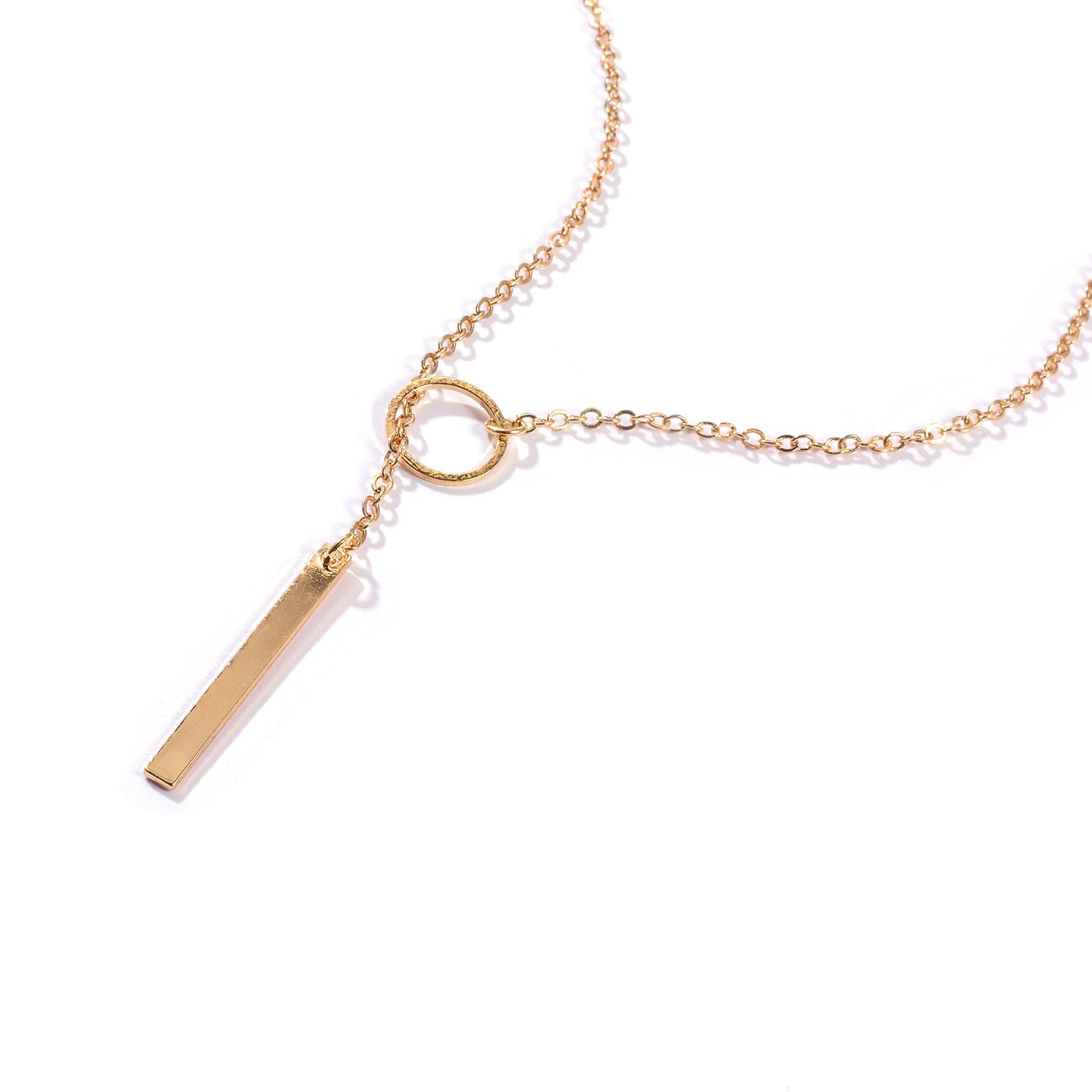 Colar curto personalizado com detalhes de ilhós para mulheres. - O Retalho