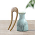Green Ebony U-shaped Hairpin Ancient Style Modern Simple Hairstyle - O Retalho