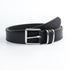 Men's And Women's Belts Simple Casual Retro Belt Metal Square Silver Button-head Fashion Collocation - O Retalho