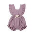 Vestido de bebê com laço e manga - O Retalho