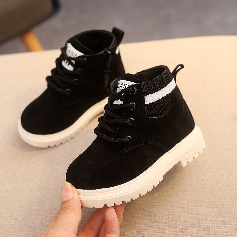 Botas de Couro Quentes e Espessas para Meninos - O Retalho