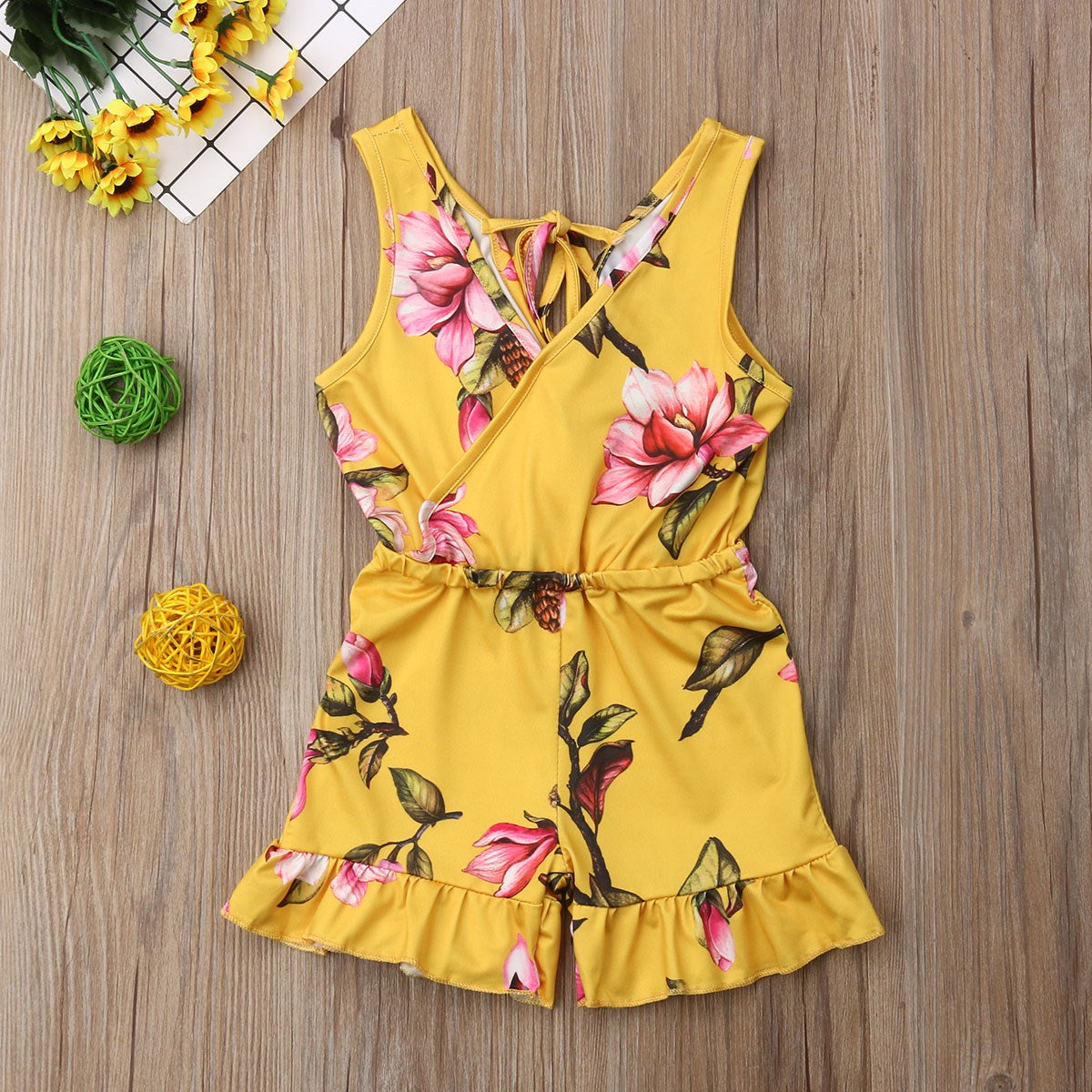 Roupas florais para meninas no verão - O Retalho