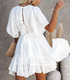 vestido de verão com decote em V - O Retalho