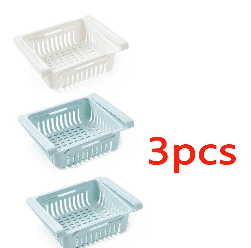 Organizador de Geladeira com Design Ajustável - Mantenha Sua Cozinha Organizada - O Retalho