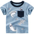 Camiseta infantil de desenho animado - O Retalho