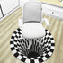 3d vortex tapete preto branco grade buraco ilusão tapete para sala de estar quarto anti-deslizamento tapetes casa moda - O Retalho