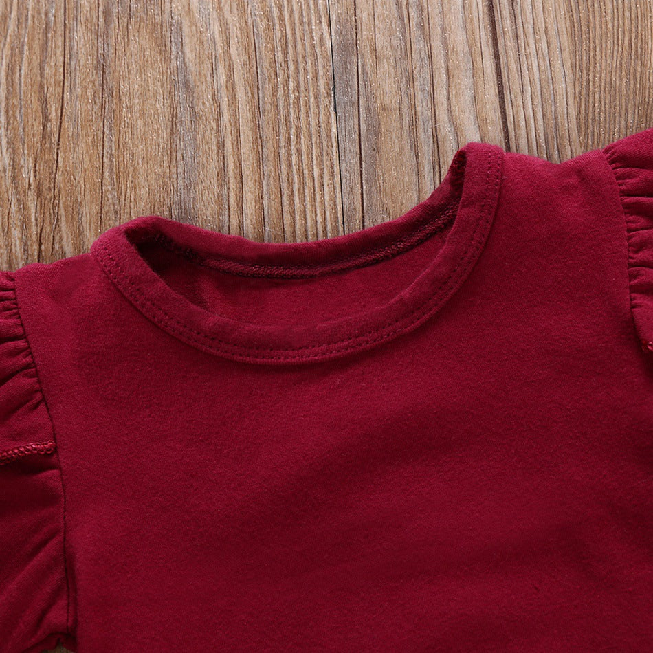 Printed suspender skirt two-piece suit - O Retalho