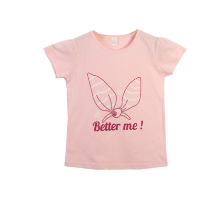 blusa infantil de algodão Manga curta - O Retalho