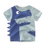 camiseta infantis de algodão e mangas curtas - O Retalho