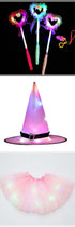 Magical & Luminous LED Princess Halloween Tutu Skirt Sequins Shiny Skirt - O Retalho