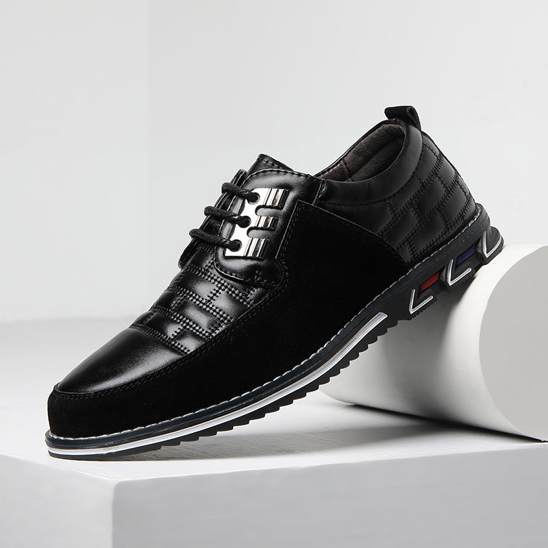 Sapatos casuais de couro para homens - O Retalho