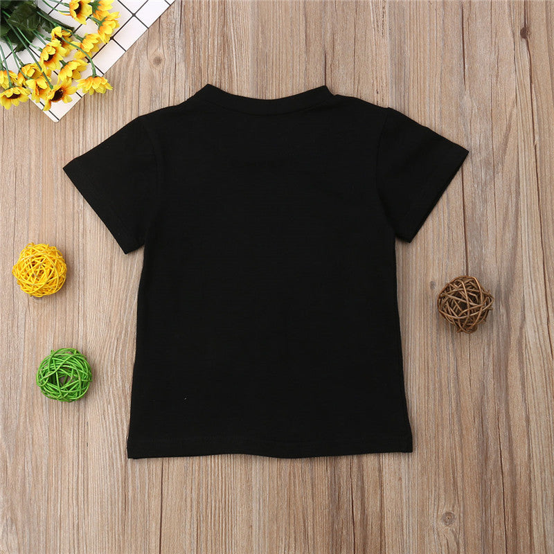 Camiseta infantil estampada para meninos e meninas - O Retalho