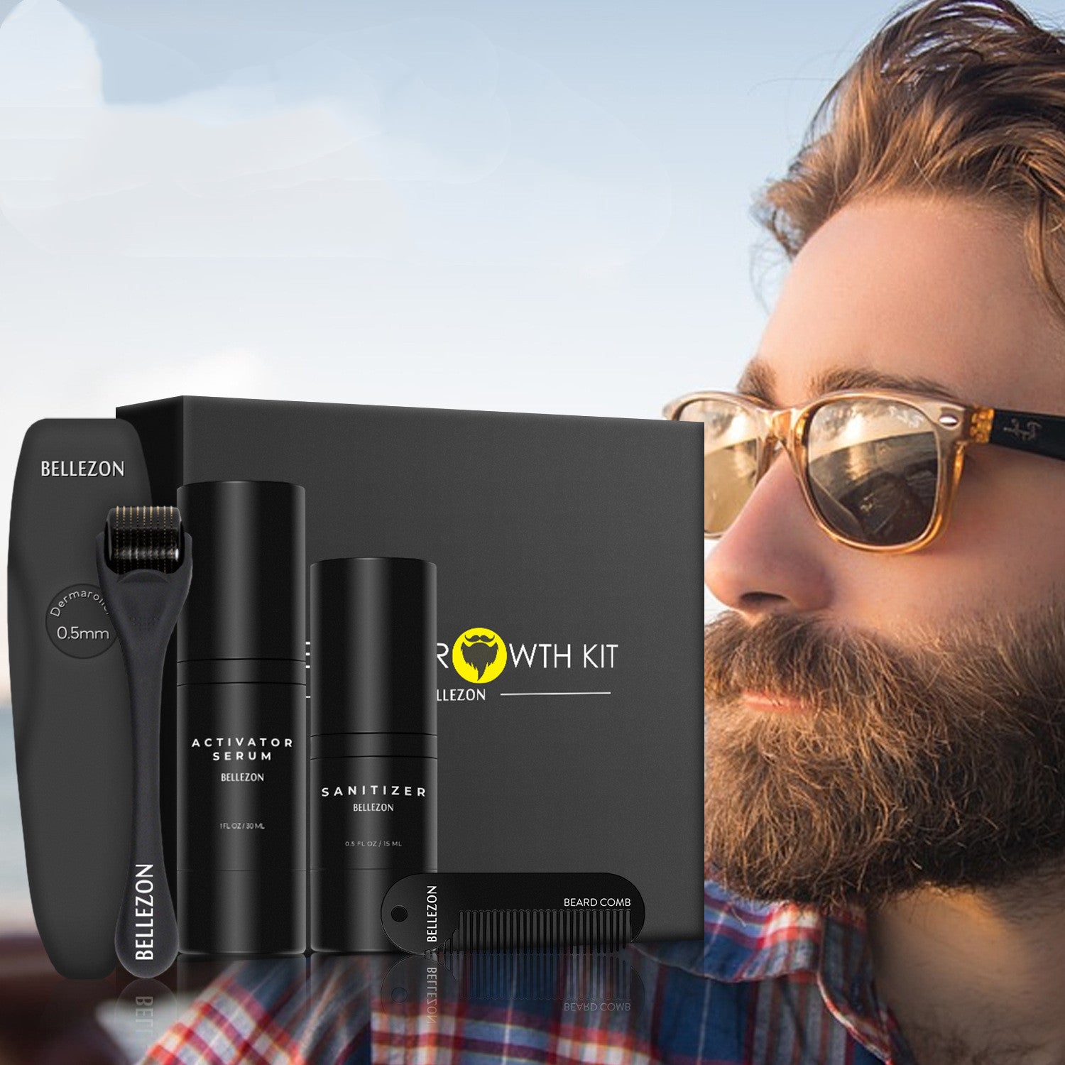 Kit de Cuidado para Barba e Crescimento - O Retalho