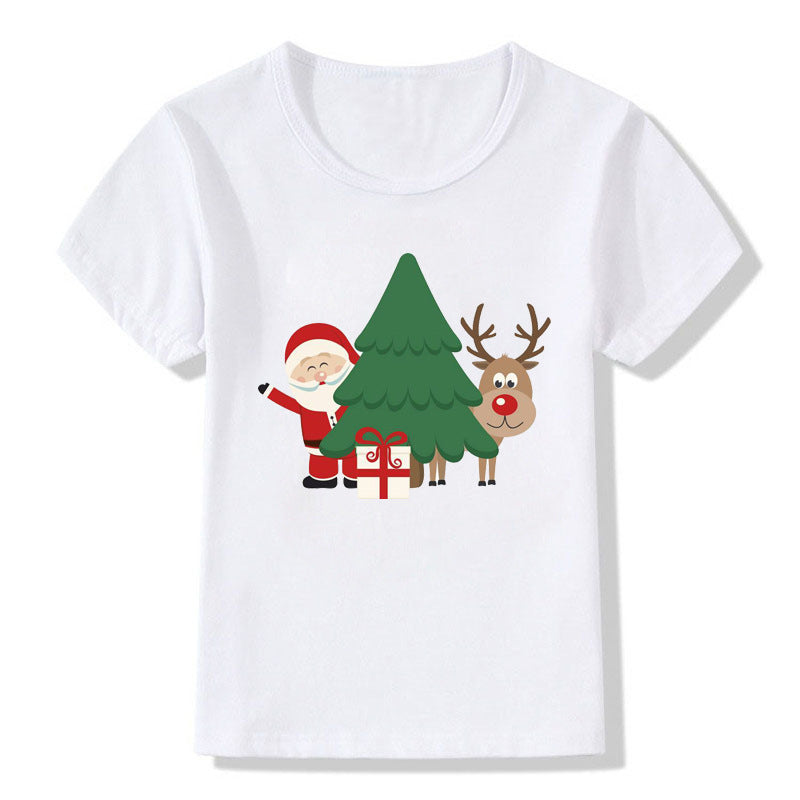 Camiseta infantil fofa de Natal - O Retalho
