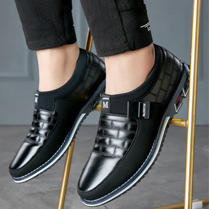 Sapatos casuais de couro para homens - O Retalho