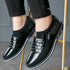 Sapatos casuais de couro para homens - O Retalho